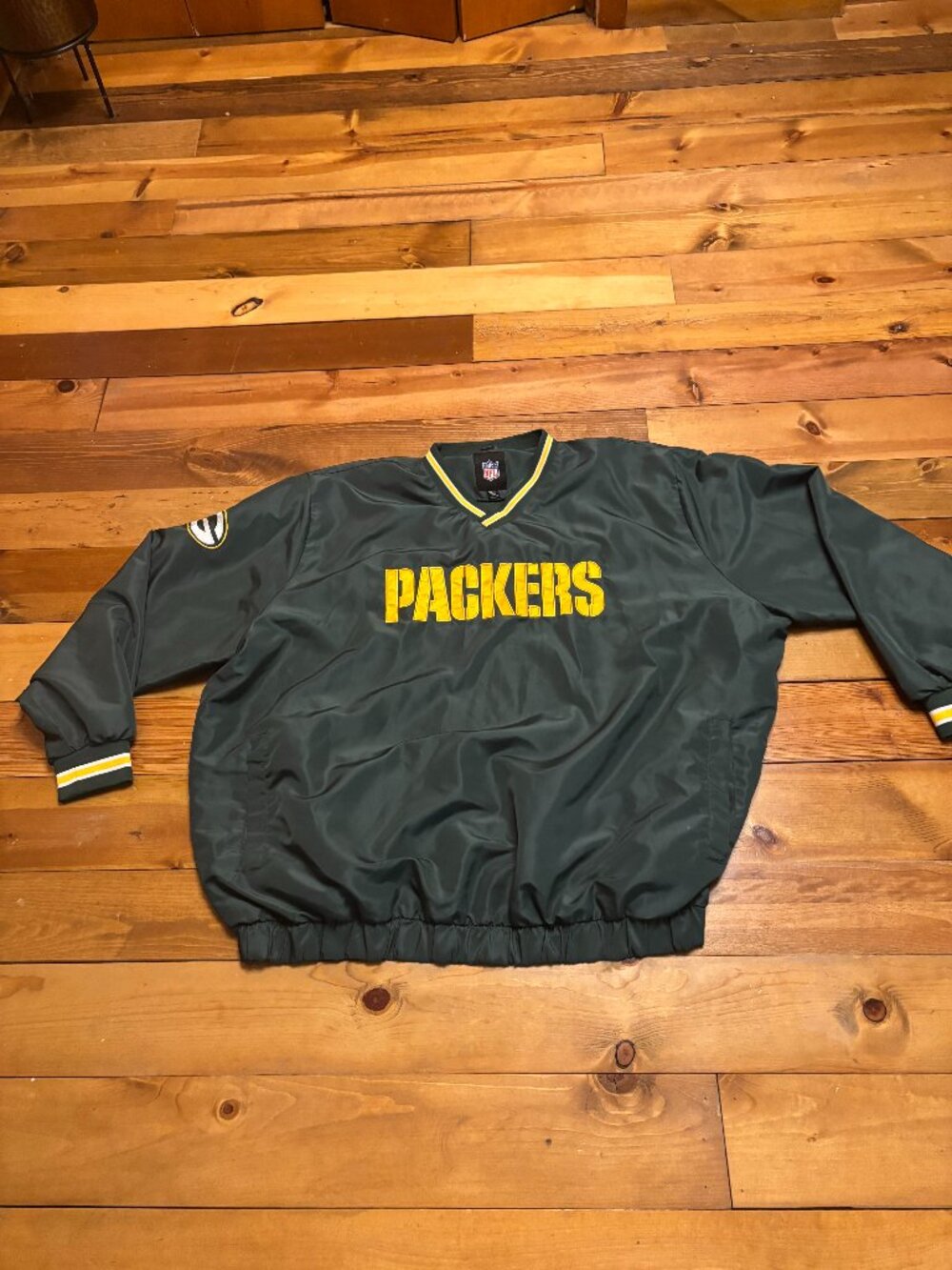 Vintage 90's Green Bay Packers Pullover Windbreaker 5XL